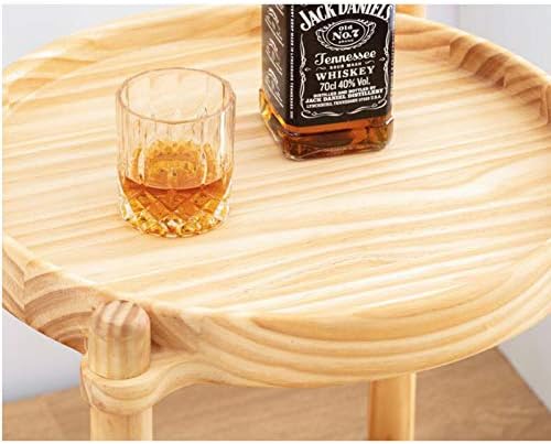 Telephone Table, Solid Wood Storage Rack,2-Tier Pallet Side Table,Outdoor &am...