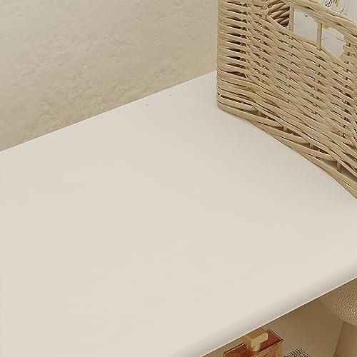 blini 5-Shelf Tall Bookcase White Wooden Bookshelves 33in Wide 5 Tier Bookcas...