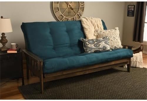 Kodiak Tucson Queen Futon Frame and Mattress Set - Wood Futon with Mattress I...
