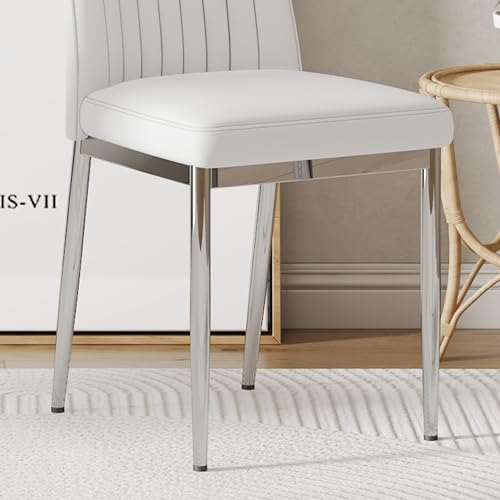 Modern Dining Chairs Set of 6,Dining Room Chairs Set of 6 with PU Leather and...