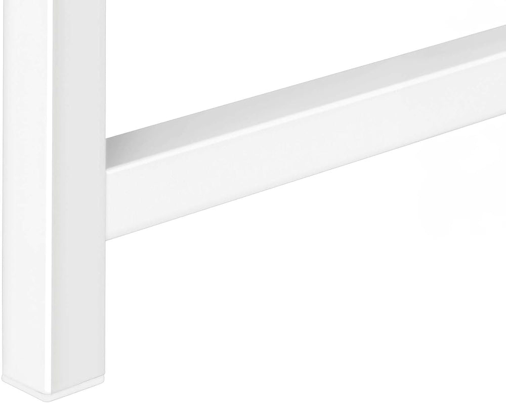 32” Tall Narrow Table, L-Shaped Thin Table for Corner, Narrow Console Table f...