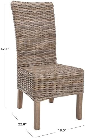 Safavieh Safavieh Home Collection Quaker Dining Chair, Set of 2, Wood, Natural