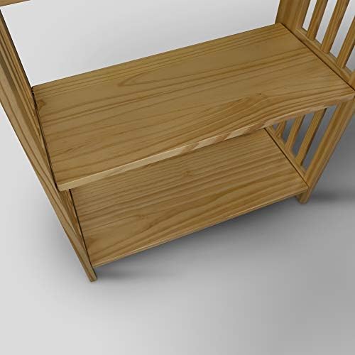 Casual Home Soho Manhattan 4-Shelf Folding Bookcase 26"" Wide - Nat...