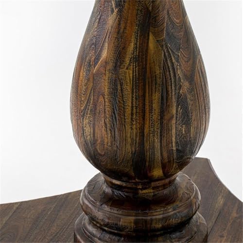 FE2-07-TP Ferris Dining Table - a Round Wooden Table Top with Pedestal Base, ...