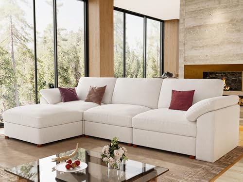EASE MOOSE Sectional Modular Sofa,Oversized L Shape Sectional Couch Wide Deep...