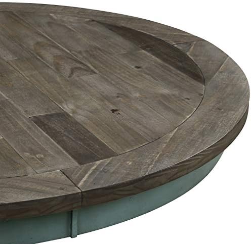 Roundhill Furniture Prato 5-Piece Round Dining Table Set with Cross Back Chai...