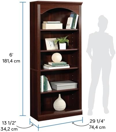 Sauder Miscellaneous Storage Bookcase, Select Cherry Finish