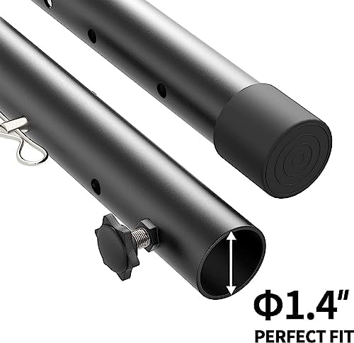 (4-PACK) Folding Table Leg Extenders, Highly Durable Steel Folding Table Leg ...