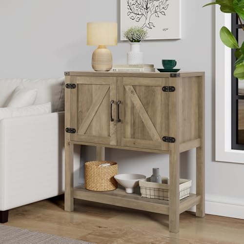Mufico Sofa Table Console Table,Coffee Bar Cabinet,31.5 L x 13.8 D x 34.65 H ...