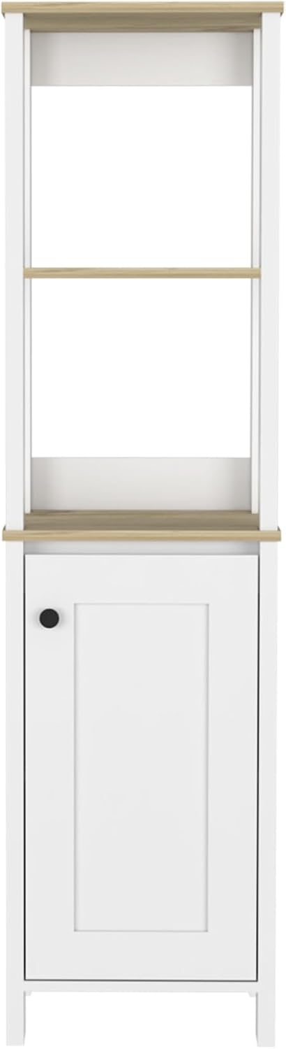 Corner Storage Cabinet with 4-Shelf, Wine Sideboard Pantry Cabinet for Living...