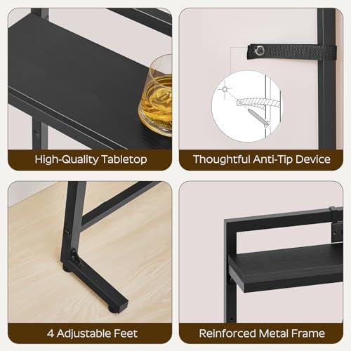 YATINEY 78.7'' Narrow Console Table with Adjustable Height (27.6'...