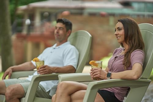 Semco Rockaway Heavy Duty Polyethylene All Weather Outdoor Patio or Deck Rock...