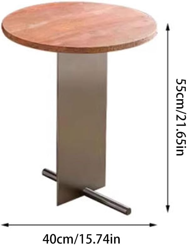 Rustic Side Table Living Room Home Travertine Sofa Side Table Simple Artistic...