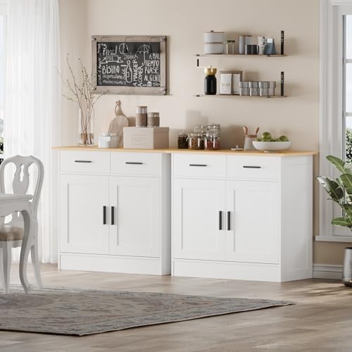 Buffet Cabinet with Storage - Buffets & Sideboards Kitchen Storage Cabine...