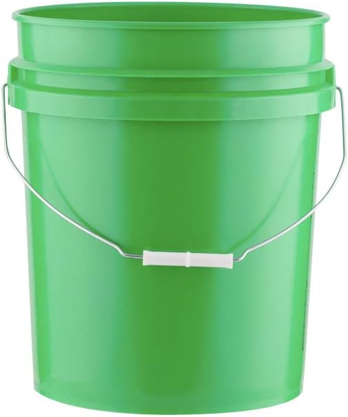 House Naturals 5 Gallon Bucket Pail Food Grade BPA Free with Screw on Gasket ...