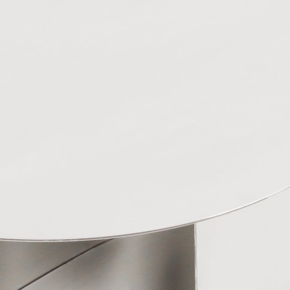 Modern Side Table Stainless Steel Sofa Table Geometric Design Coffee Table wi...