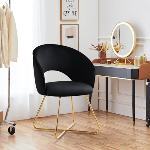 Furniliving Velvet Accent Chair for Living Room, Comfortable Upholstered Barr...