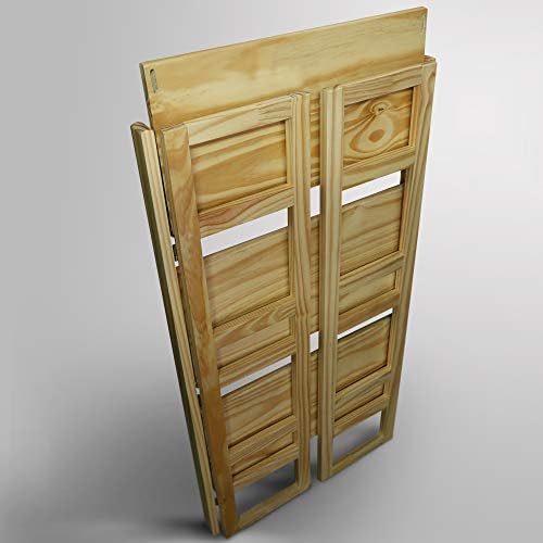 3-Shelf Folding Student Bookcase 20.75" Wide-Natural