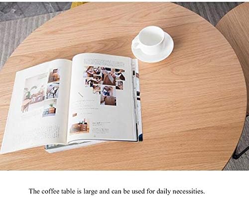 Telephone Table, Sofa Side Table Round Coffee Table Metal Support Tilt Leg Li...