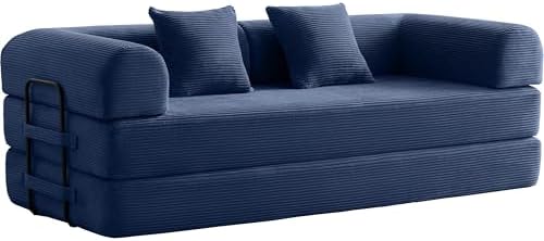 79" Convertible Sofa Bed, Couch for Small Living Room | Corduroy Lovesea...