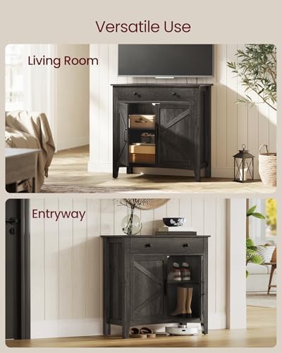 VASAGLE Buffet Cabinet, Coffee Bar with a Drawer, Adjustable Shelf