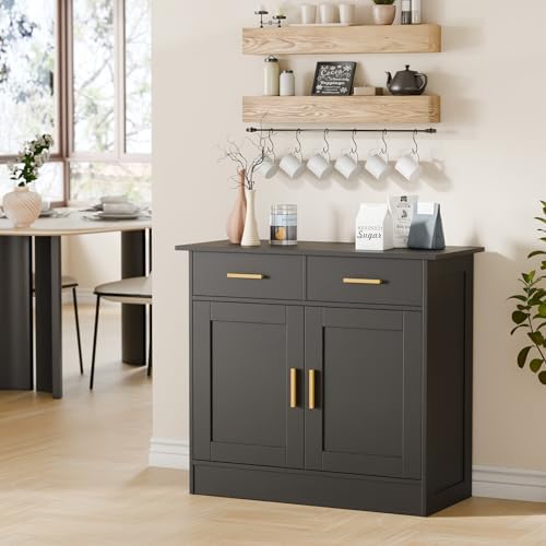 Buffet Cabinet with Storage - Buffets & Sideboards Kitchen Storage Cabine...
