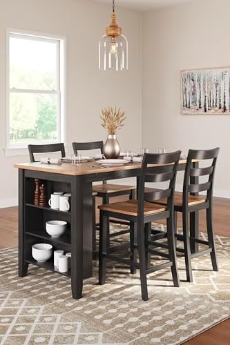 Signature Design by Ashley Gesthaven Counter Height Dining Table, 60-Inch