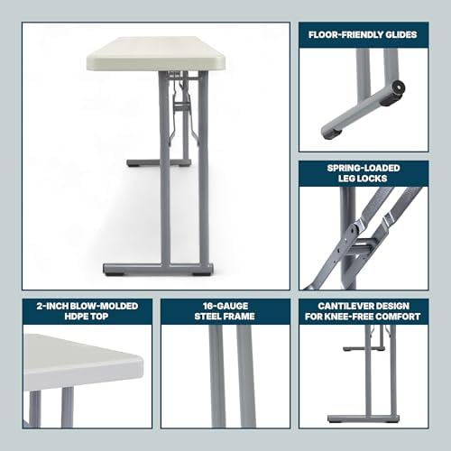 OEF Furnishings OEFBT-SEM1872 Commercial-Grade Premium Industrial Seminar Fol...