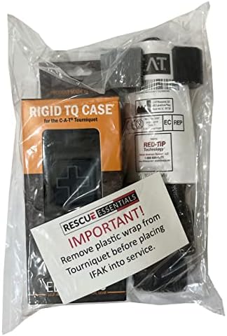 Rescue Essentials CAT Gen 7 Tourniquet & Rigid TQ Case Combo, Black w/Gra...
