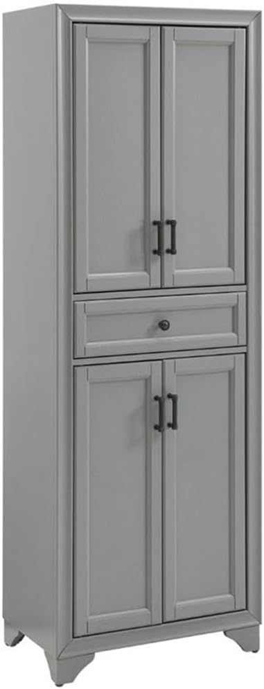 MAKLAINE Traditional Wood 4 Door Pantry, 67.75" H x 23.75" W x 15&q...