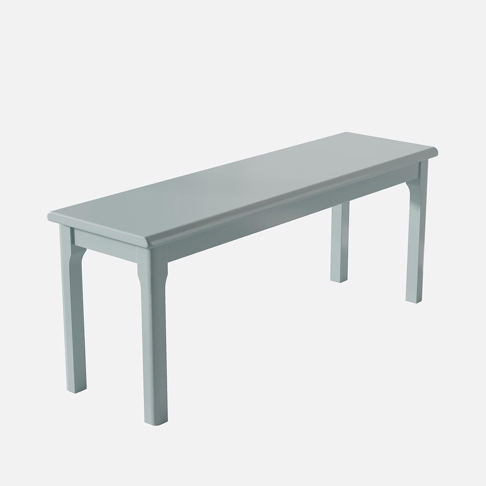 47.2" Solid Wood Dining Bench Entryway Bench Midcentury End of Bed Bench...
