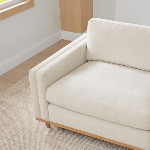 CHITA 114” Super Large Sectional Modular Sofa, Down Filled, 5 Seat, Linen | D...