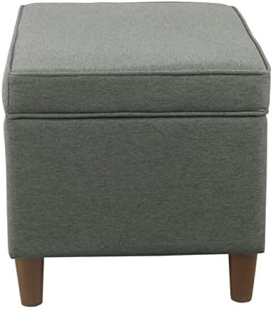 HomePop 24" Storage Ottoman, Gray (K7732-F2281-V), Large