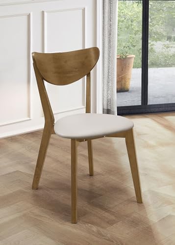 Coaster Home Furnishings Kersey Mid Century Modern Set of 2 Wood Dining Side ...