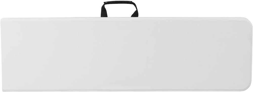 Flash Furniture Plastic Bi-Fold Bench with Carrying Handle, Granite White | 7...
