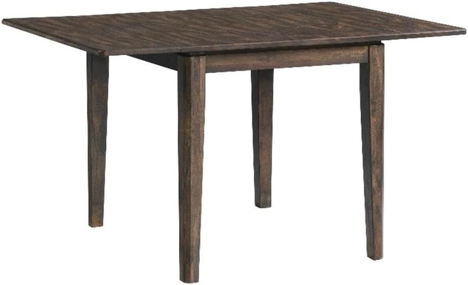 Pemberly Row Contemporary Wood Drop Leaf Table, 50 x 36 x 30 in, Brushed Mang...