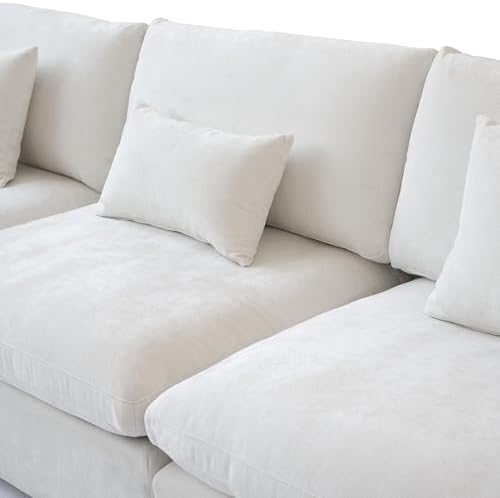 Cloud Couch Modular Sectional Sofa,82.68" Oversized LoveSofa, Down Fille...