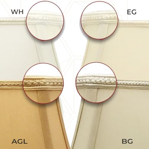 Royal Designs, Inc. DSO-68-16BG Rectangle Cut Corner Bell Designer Lamp Shade...
