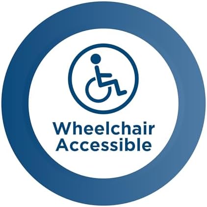 Cosco XL 38.5" Resin Fold-in-Half Card Table, Black, Wheelchair Accessib...