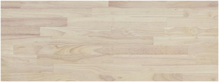 Kitchen Island with Rubberwood Top, 5 Drawers, Cabinet and Wheels, Black | Ro...