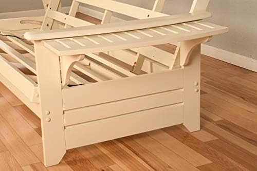 Kodiak Furniture Futon Set, Full, White