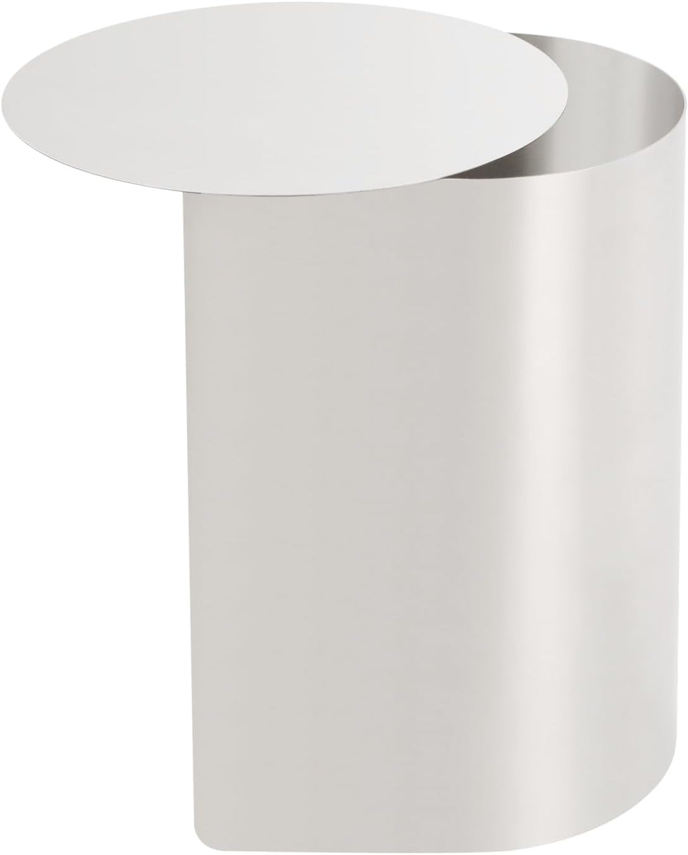 Modern Side Table Stainless Steel Sofa Table Geometric Design Coffee Table wi...