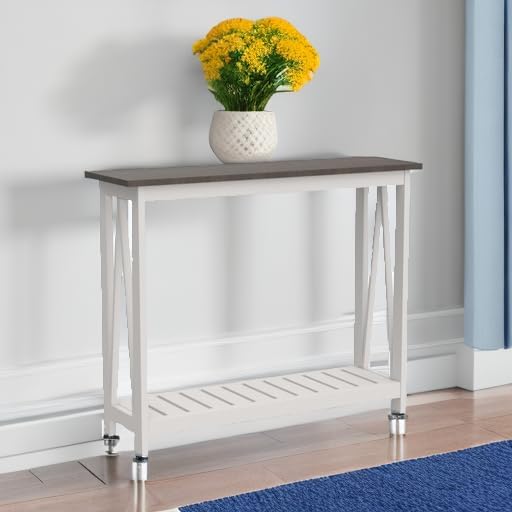 ChooChoo Farmhouse Console Table, Narrow Sofa Table for Entryway, 40 Inch | R...