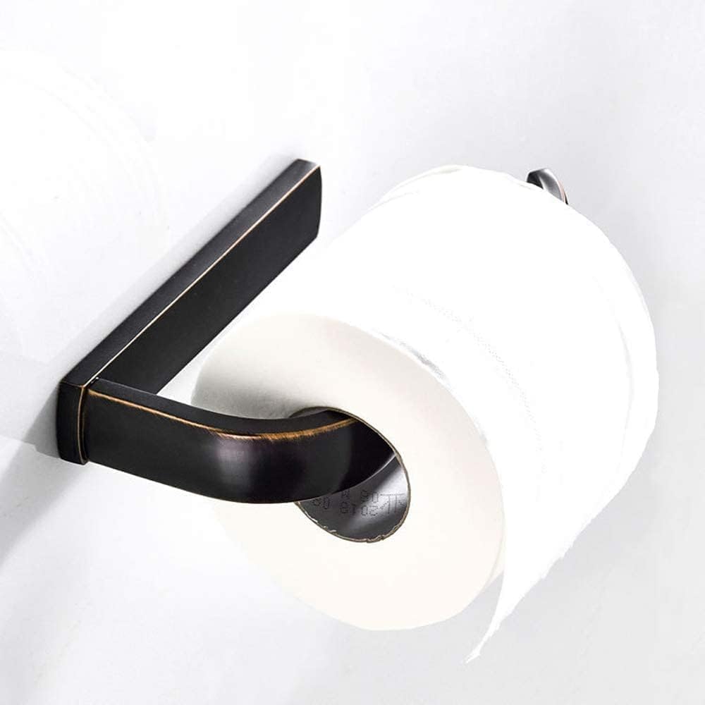BigBig Home Bronze Toilet Paper Holder, Oil Rubbed Towel Holder Bathroom Towe...