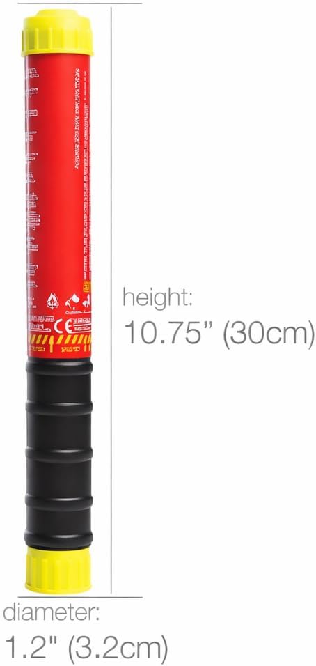 50-Second Compact Fire Safety Stick – Portable, Mess-Free, Maintenance-Free |...