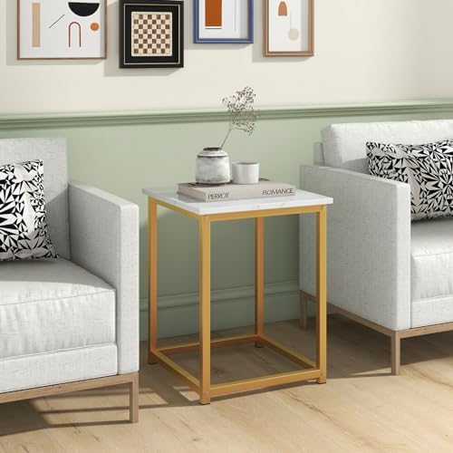 GIANTEX Round Nesting Table Set of 3, Wood Living Room Table Set, White