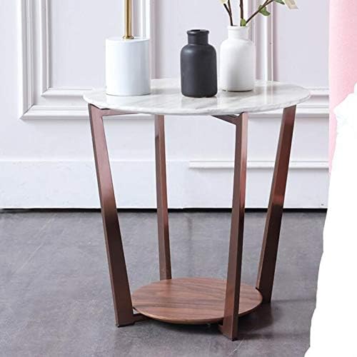 Telephone Table, Marble Surface Telephone Table,Sofa Round Side Table,Small M...