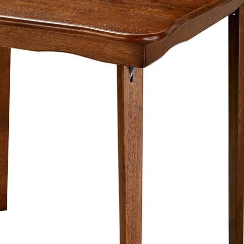Stakmore 32 Inch Square Wooden Folding Card Game Table, Cherry