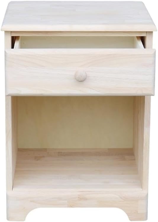 IC INTERNATIONAL CONCEPTS Nightstand Unfinished