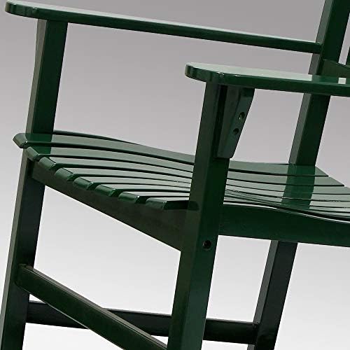 Cambridge Casual Solid Wood Bentley Porch Rocking Chair, Hunter Green